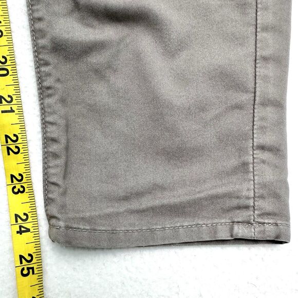 Mother Jeans The Skinny Not Skinny Womens Sz 27 Grey Mid Rise 25” Crop Stretch - Picture 7 of 11